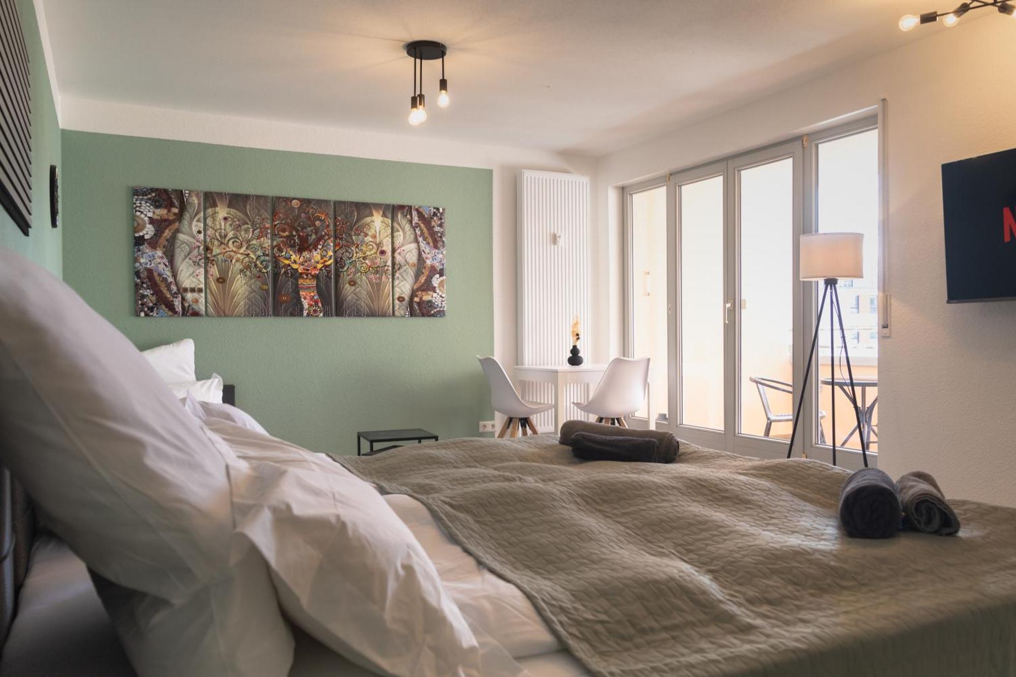 Home Shanti - Studio, Suedvorstadt, Balkon, Tv Leipzig Ngoại thất bức ảnh